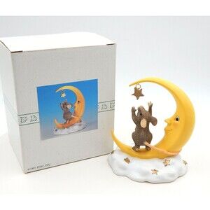 Charming Tails Reach For The Stars Figurine 97-718 Fitz Floyd 1997 Figure